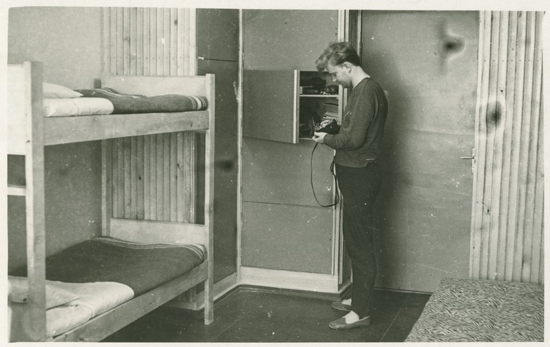 TPI uue ühiselamu tuba, 1962.a.