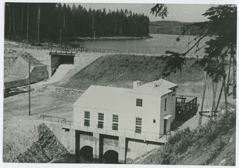 TPI ehitusobjekt - Saesaare hüdroelektrijaam, 1953.a.