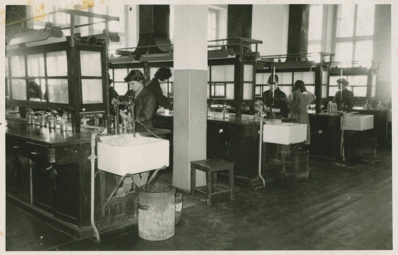 TPI analüütilise keemia laboratoorium Marati 4, 1960.-ndad a.