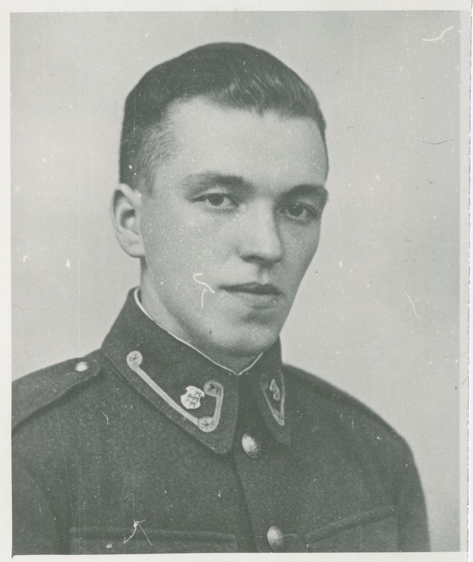Albert Laus, TPI komsomolikomitee sekretär 1946.a., portree, 1939.a.