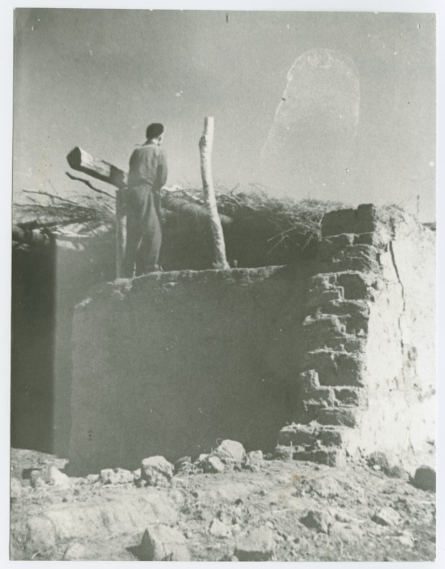 TPI üliõpilased Kasahstani NSV-s Saralatis ehitustöödel, 1957.a.