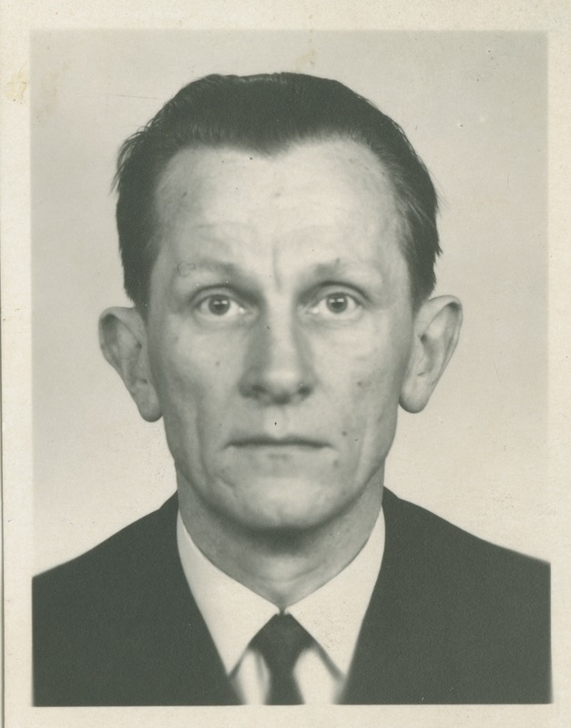 Leopold Paal, TPI sanitaartehnika kateedri juhataja, dotsent, professor, portree, 1971.a.