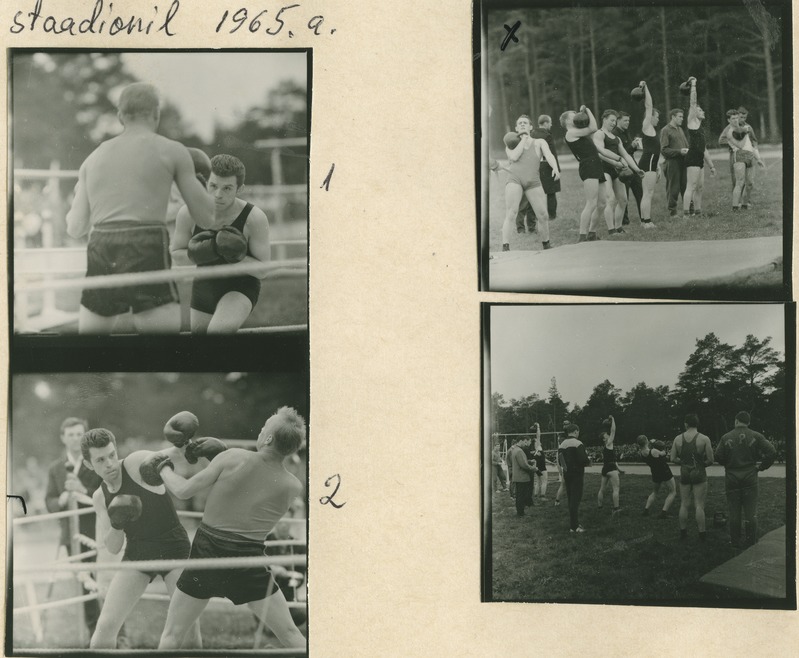 Spordivõistlused TPI staadionil, 1965.a.