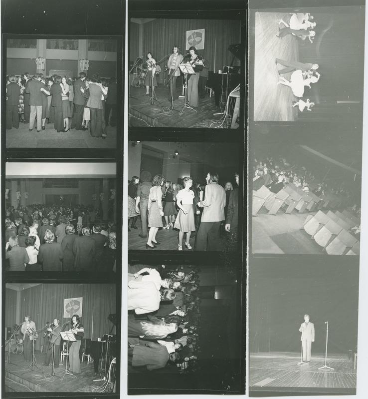 TPI üliõpilaste semestri avaball Tombi nim. Kultuuripalees, 8.veebr. 1977.a.