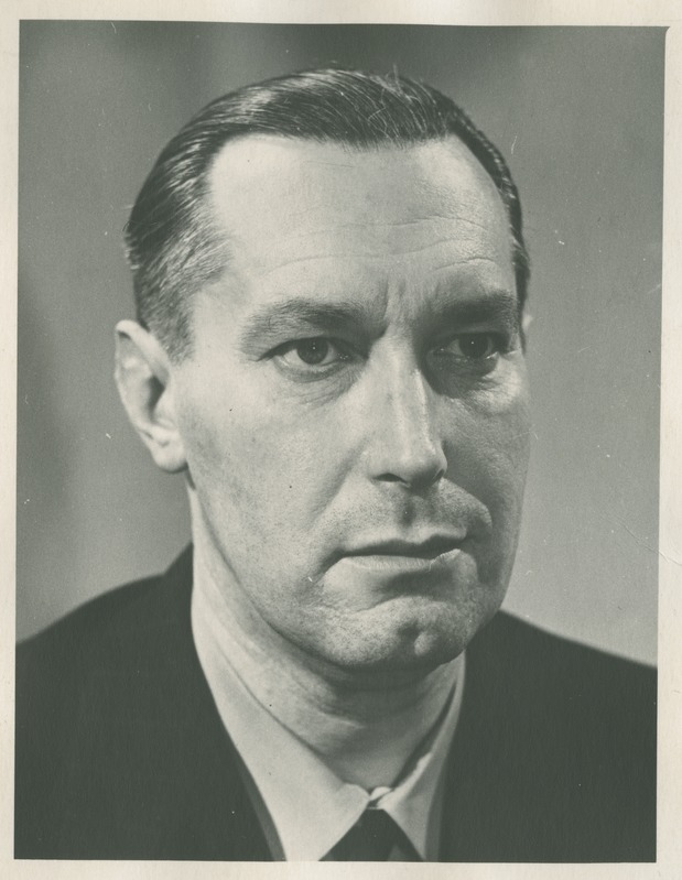 Edgar Vilbert, TPI majandusteaduskonna ökonoomika ja organiseerimise kateedri vanemõpetaja, portree, 1964.a.