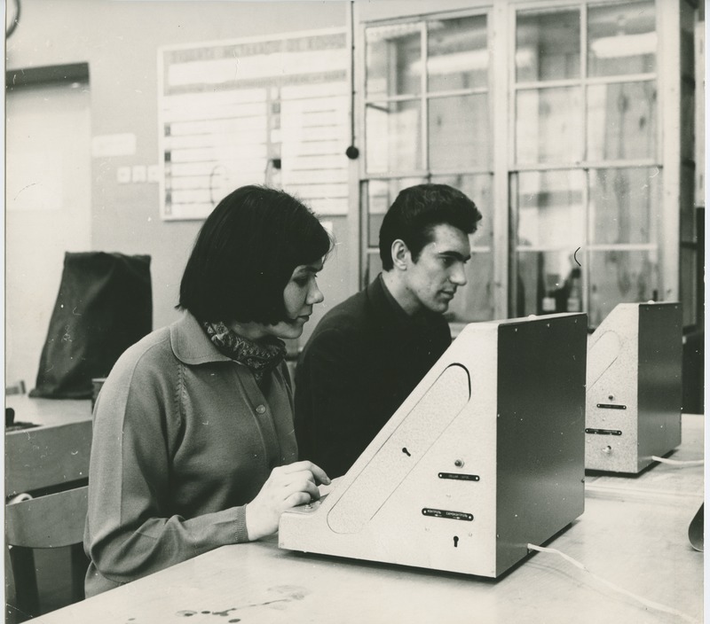 TPI majandusteaduskonna üliõpilased praktikal, 1970.-ndad a.