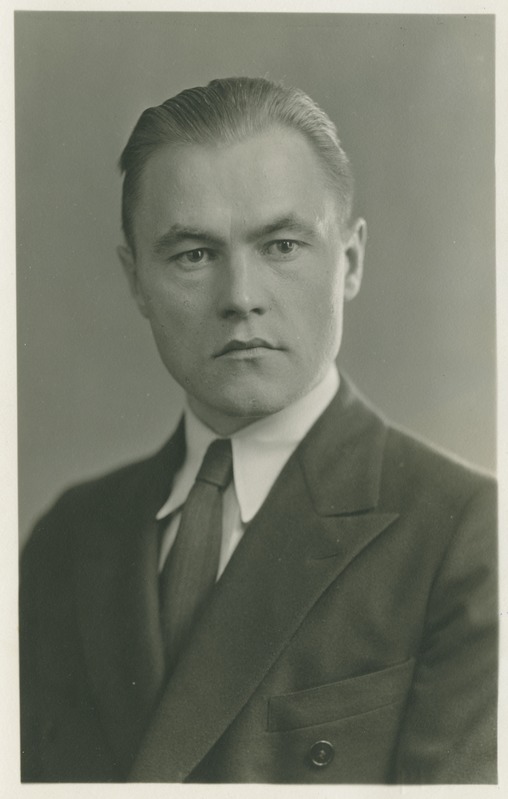 Professor Leo Jürgenson, portree 1936.a.