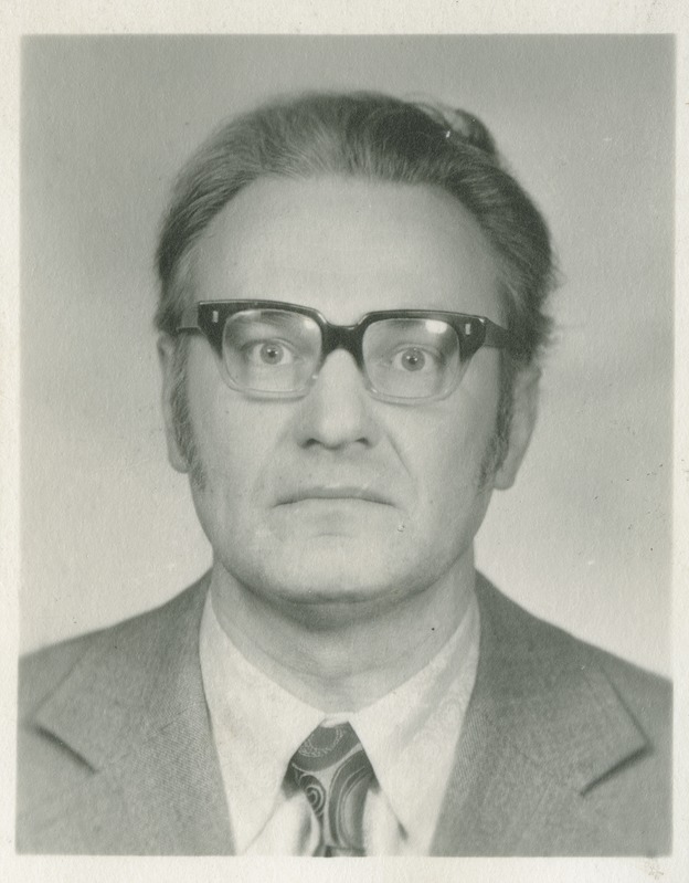 Kalju Möller, TPI elektrisüsteemide kateedri dotsent, portree, 1981.a.