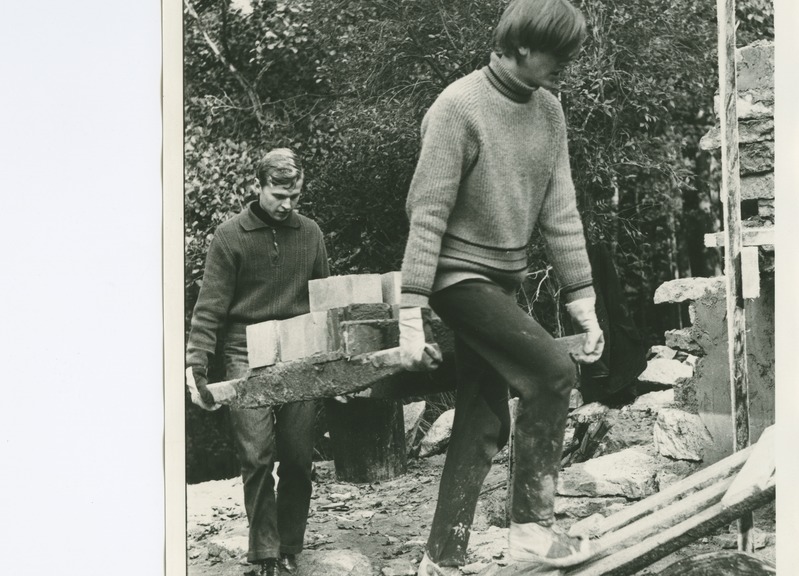 Taastamistööd Glehni lossis, 1972.a. (1970.a.?)