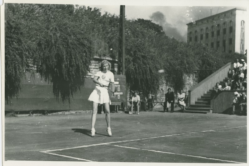 TPI meistersportlane tennises võistlustel, Suvorovi tenniseväljak, 1950.-ndad a.