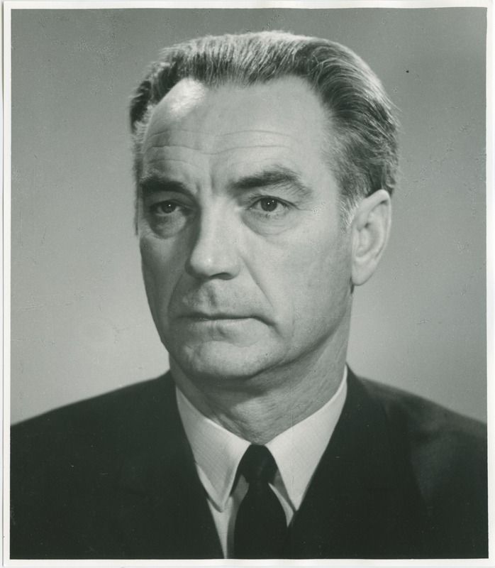 Juhan Toomaspoeg, TPI majandusteaduskonna dekaan 1963.-1985.a., dotsent, majandusteaduste kandidaat, portree