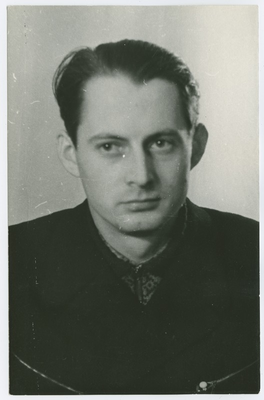 Elmar Matt, oli hiljem J. Käbini abi, portree, 1970.-ndad a.