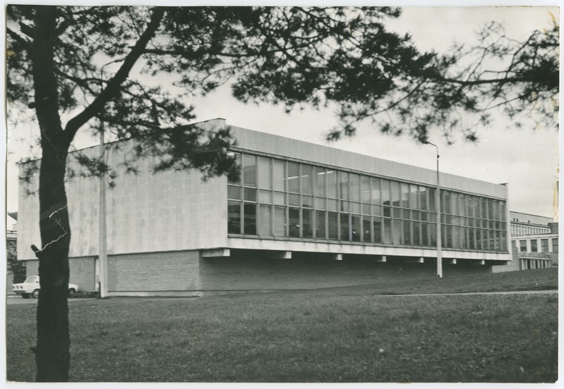 TPI raamatukogu välivaade siseõuelt, 1970.-ndad a.