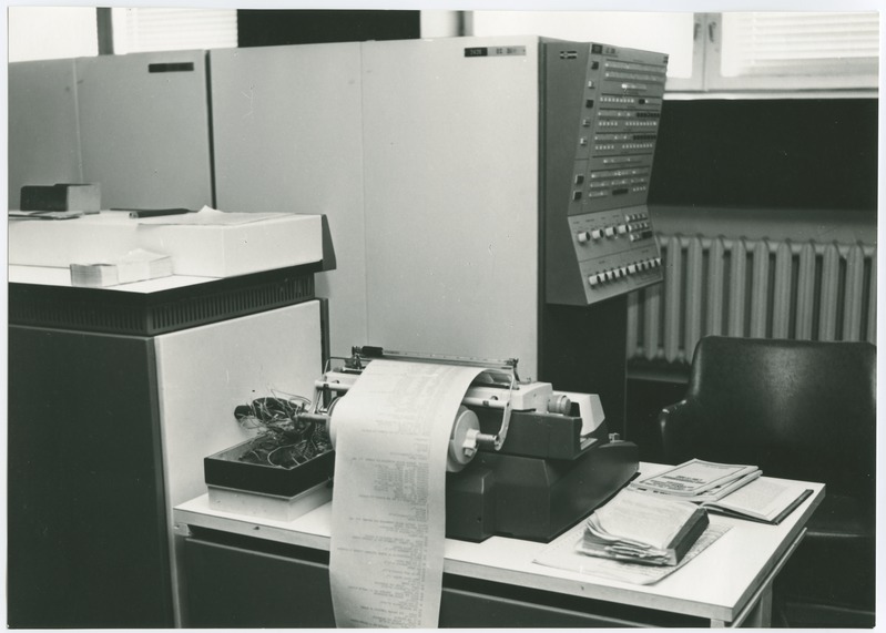 TPI arvutuskeskus, tööruum, 1983.a.