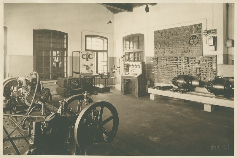 Tallinna Tehnikumi elektri laboratoorium, 1928.a.