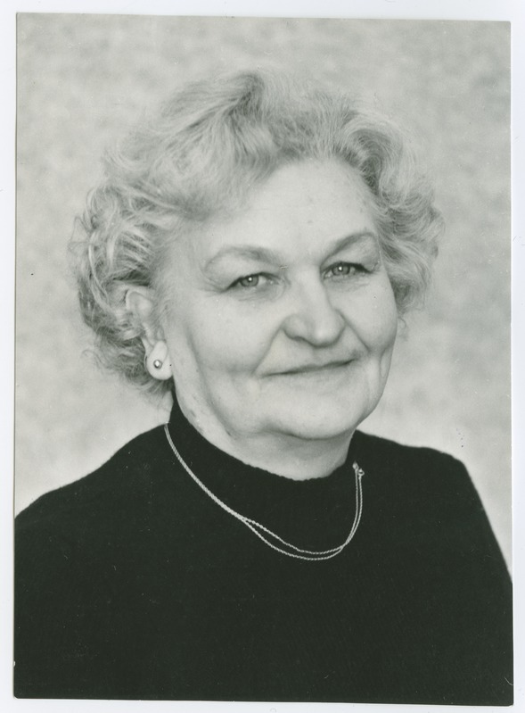 Silvi Levet, TPI soojusenergeetika kateedri vanemlaborant, portree, 1983.a.