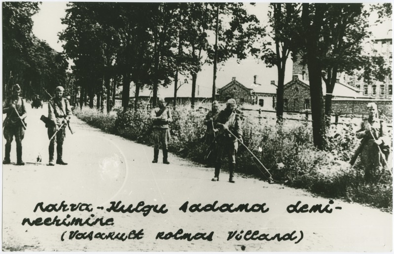 Narva-Kulgu sadama demineerimine, vasakult kolmas Villand, 1940.-ndad a.