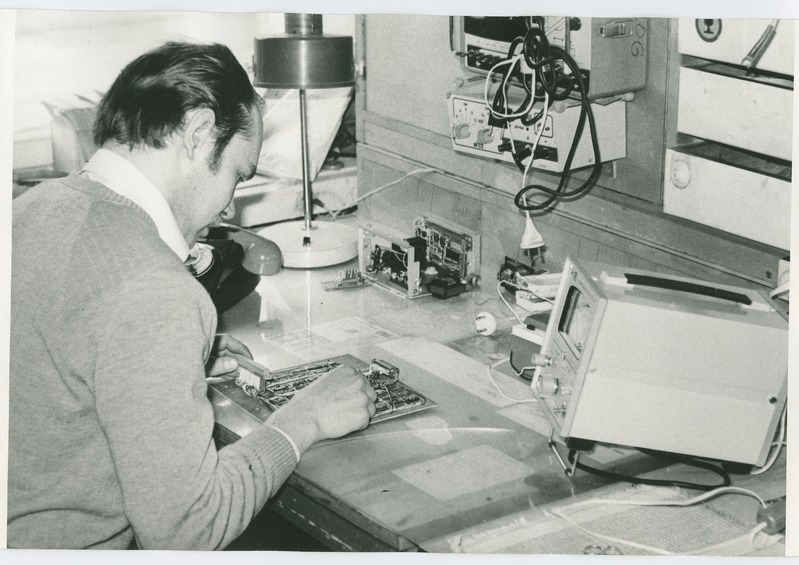 TPI elektronarvutite kateedri õppemeister Sven Liivar, 1983.a.
