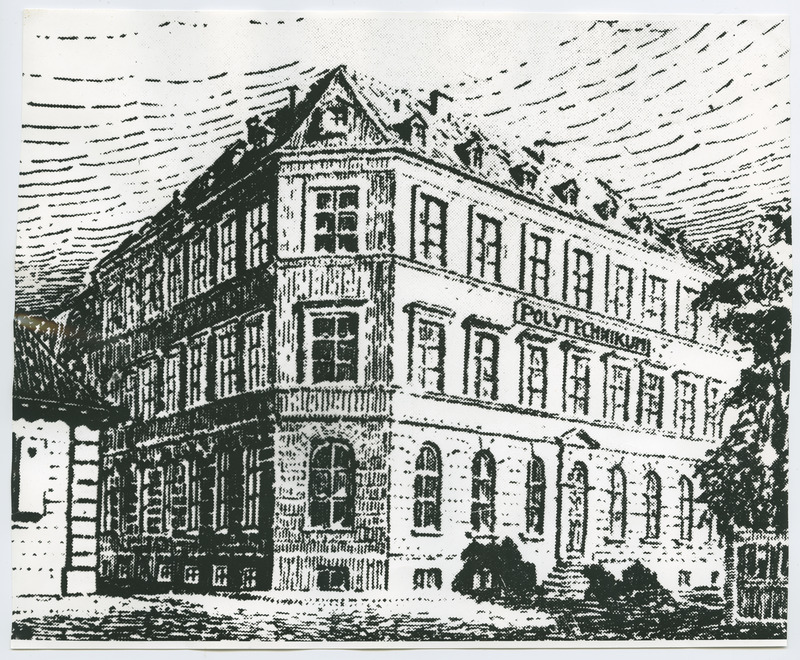 Riia Polütehnilise Instituudi esimene hoone aastatel 1862-1869