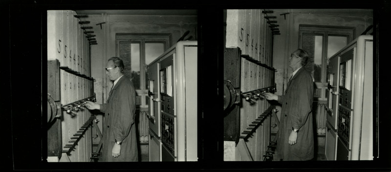 Vanemteadur Artur Hain TPI ehitusmaterjalide laboris, 13.sept. 1977