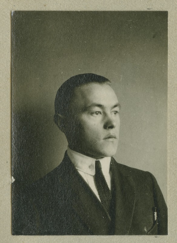 Leo Jürgenson noorpõlves, portree