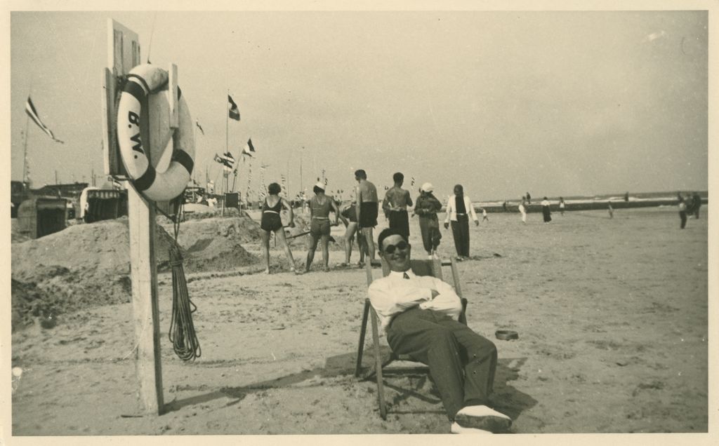 Karl Papello Wangerooge rannas, 1933