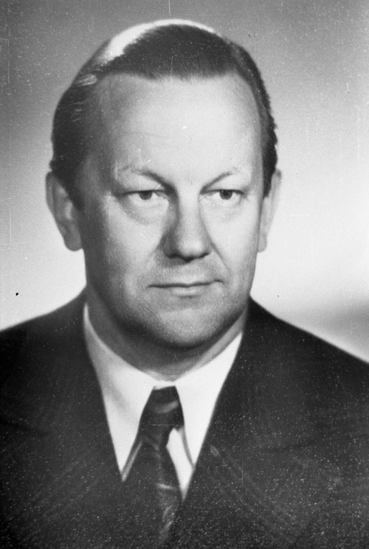 Professor Helmut Oruvee, portree, 1960. aastad