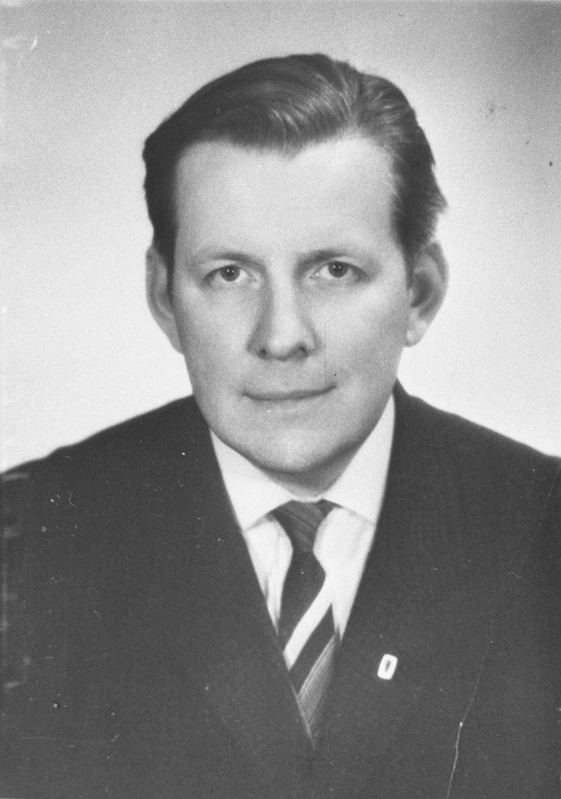 Professor Harald Velner, portree, 1970. aastad