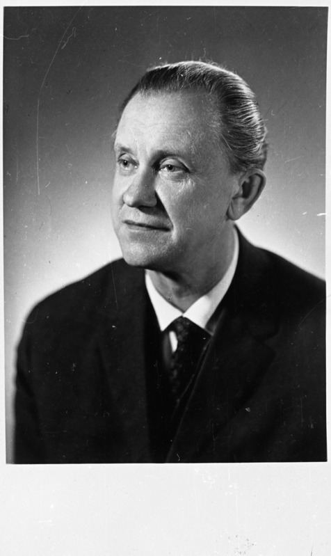 TPI ELKNÜ komitee sekretär Vello Tarmisto (oli sekretär 1947.a.), portree, 1960. aastad