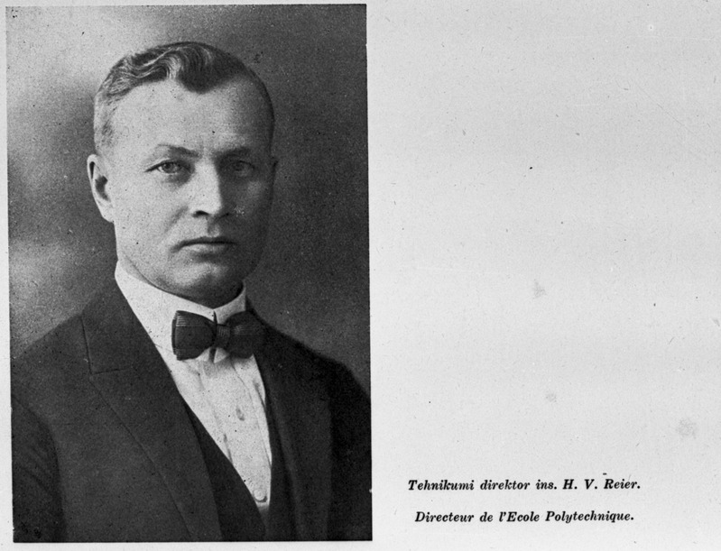 Tallinna tehnikumi direktor insener Herman Reier, portree, 1918.a.