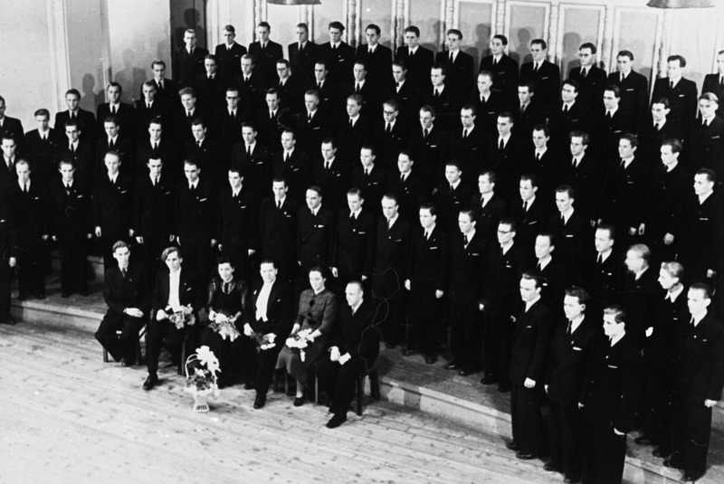 TPI meeskoori 5.aastapäeva (?) kontsert, 1951.a.