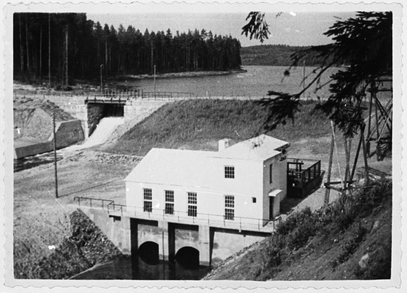 TPI üliõpilaste poolt ehitatud Saesaare hüdroelektrijaam, 1953.a.