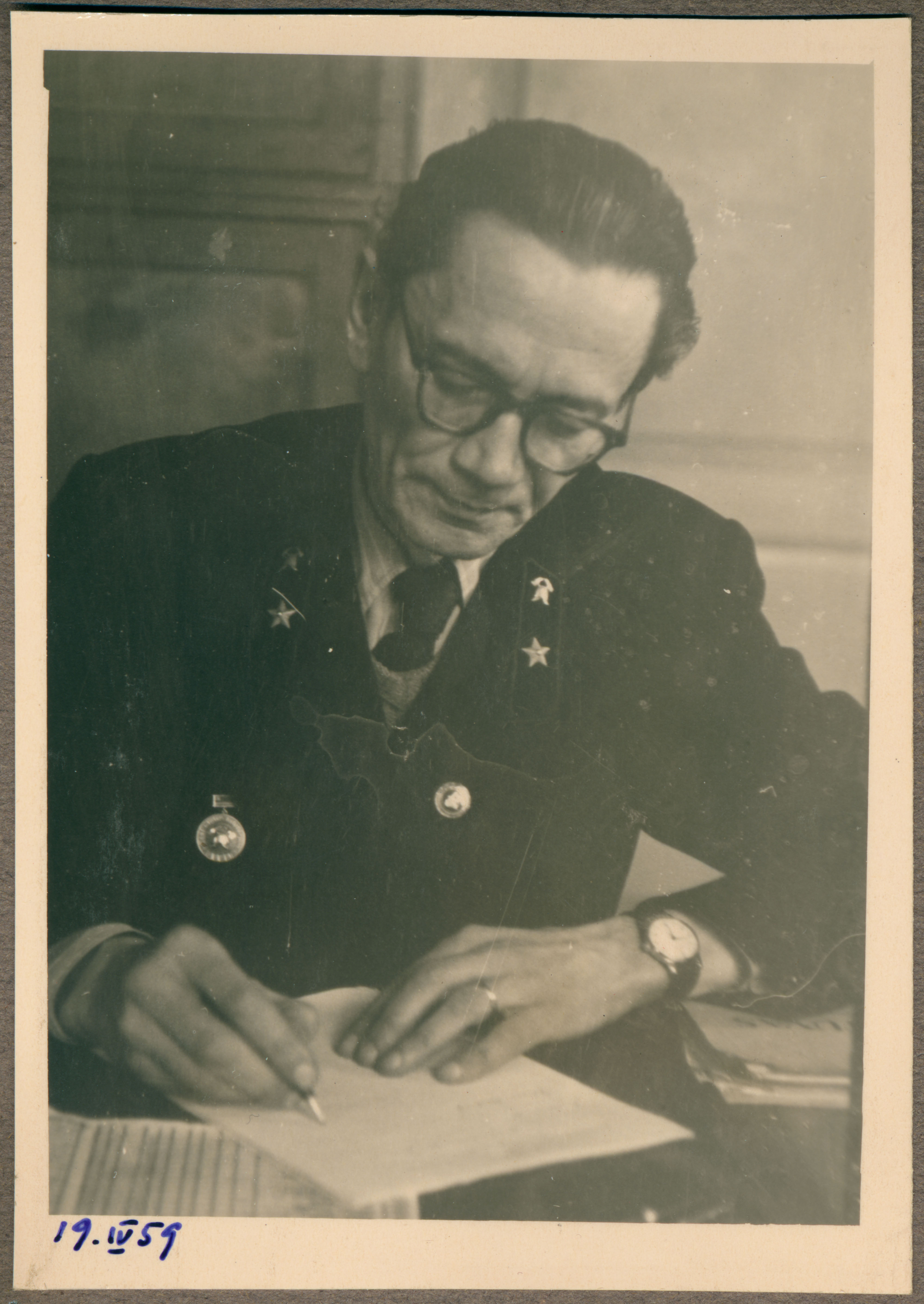 Portreefoto: Aksel Vaik, 1959.a.
