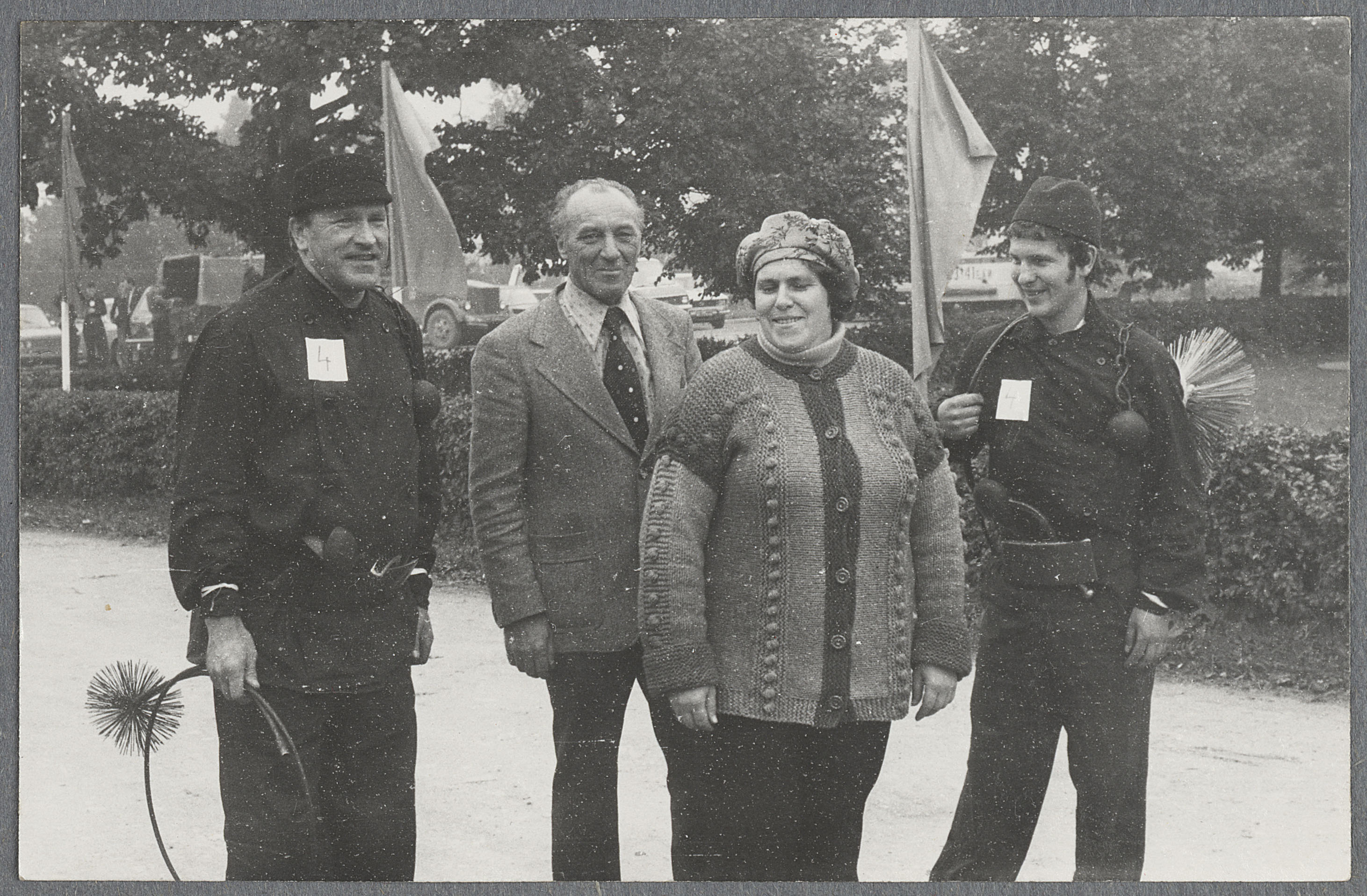 Harjumaa võistkond I korstnapühkijate kutsemeisterlikkuse võistlusel, 1981.a.