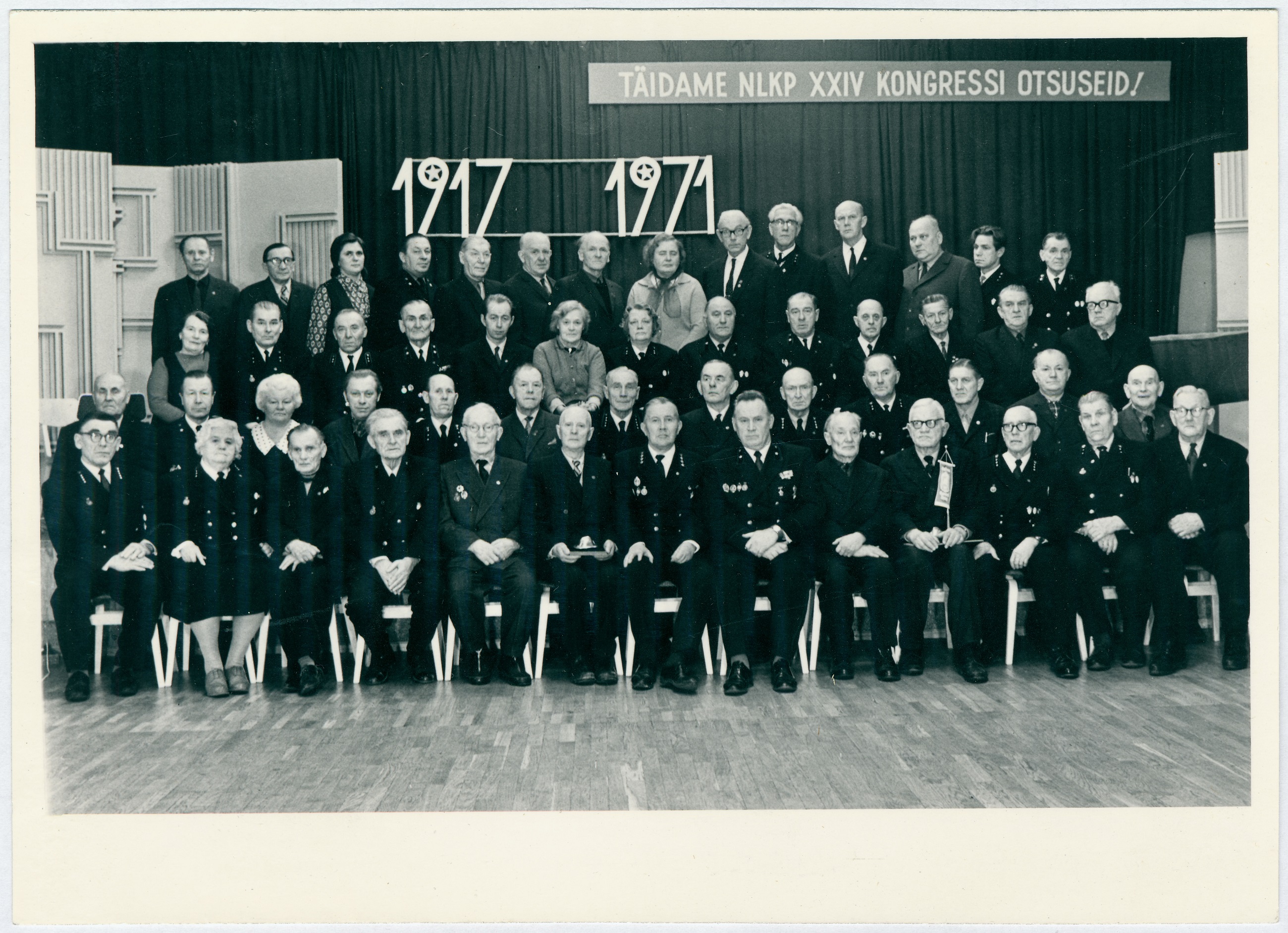 Tallinna TÜ veteranide-auliikmete I kokkutulekust osavõtjad