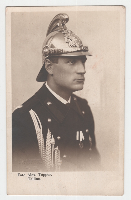 Eesti Tuletõrje Korpuse Tallinna brigaadi adjudant Heinrich Pokk