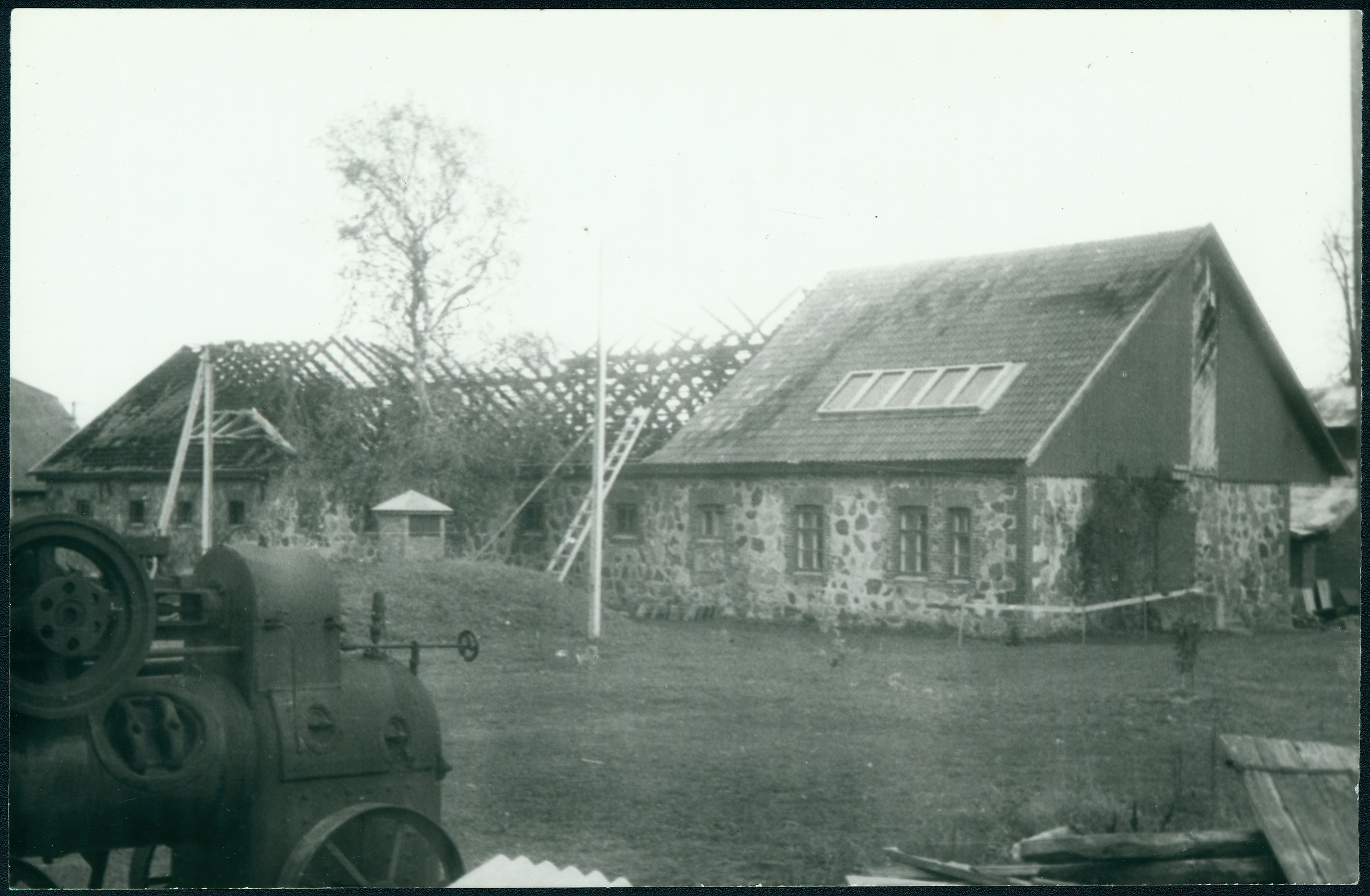 Eesti Põllumajandusmuuseumi hoone pärast tulekahju