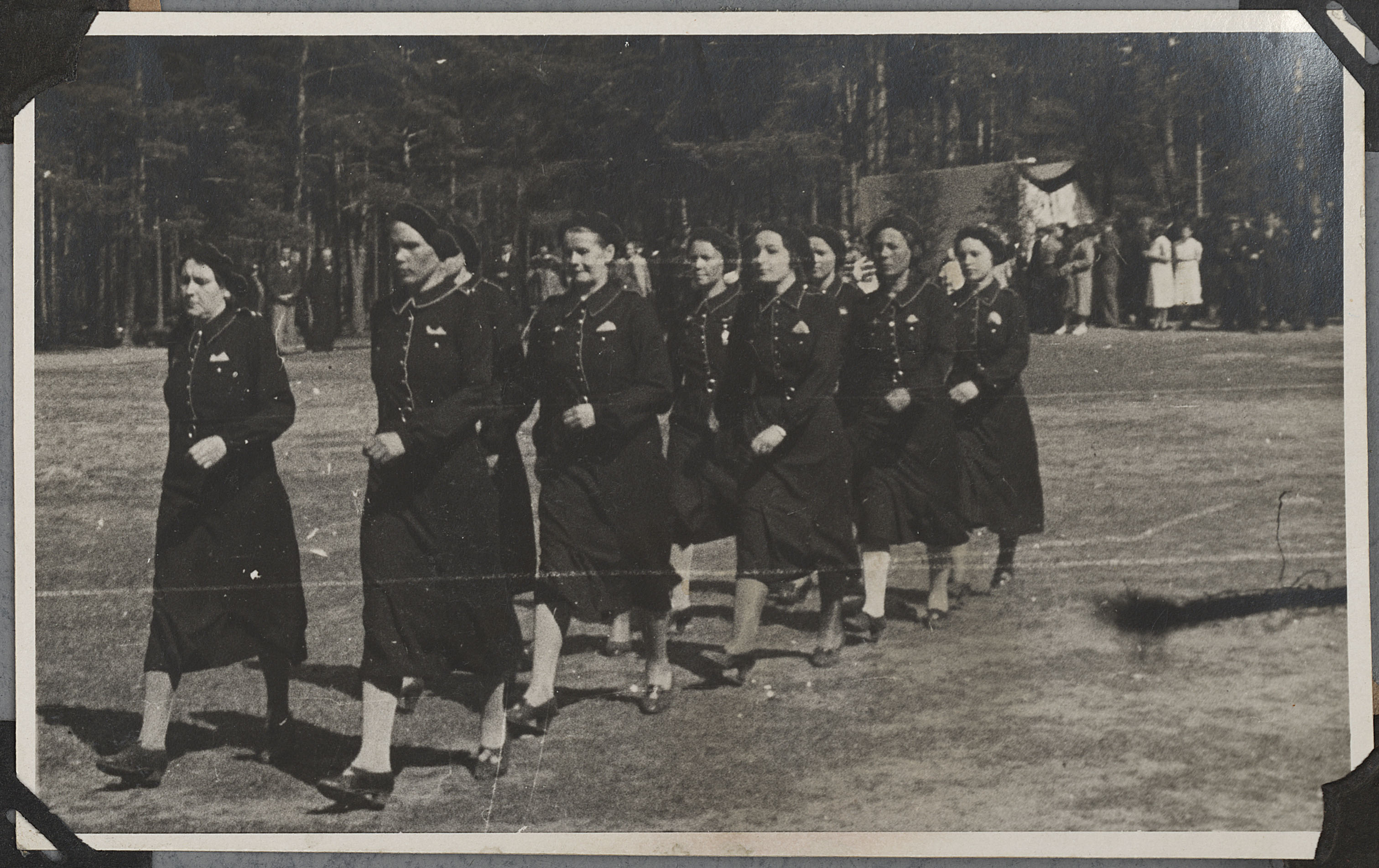 Nõmme VTÜ naisrühm rivivõistlustel, 1939.a.