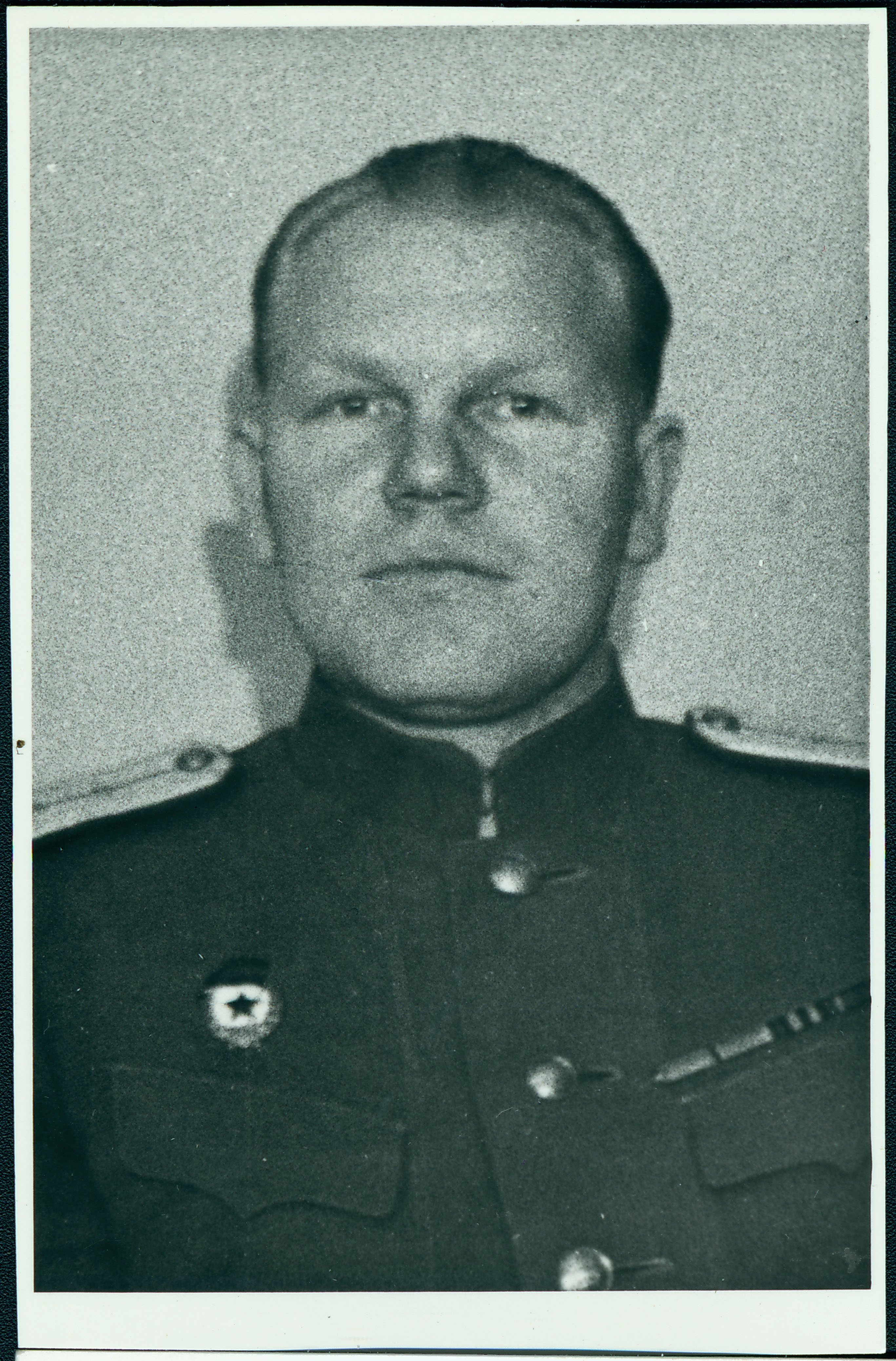 Portree: Vaarmann, Jaan. ENSV SM Tuletõrje Valitsuse RTJO II jaoskonna ülema abi, 1952.a.