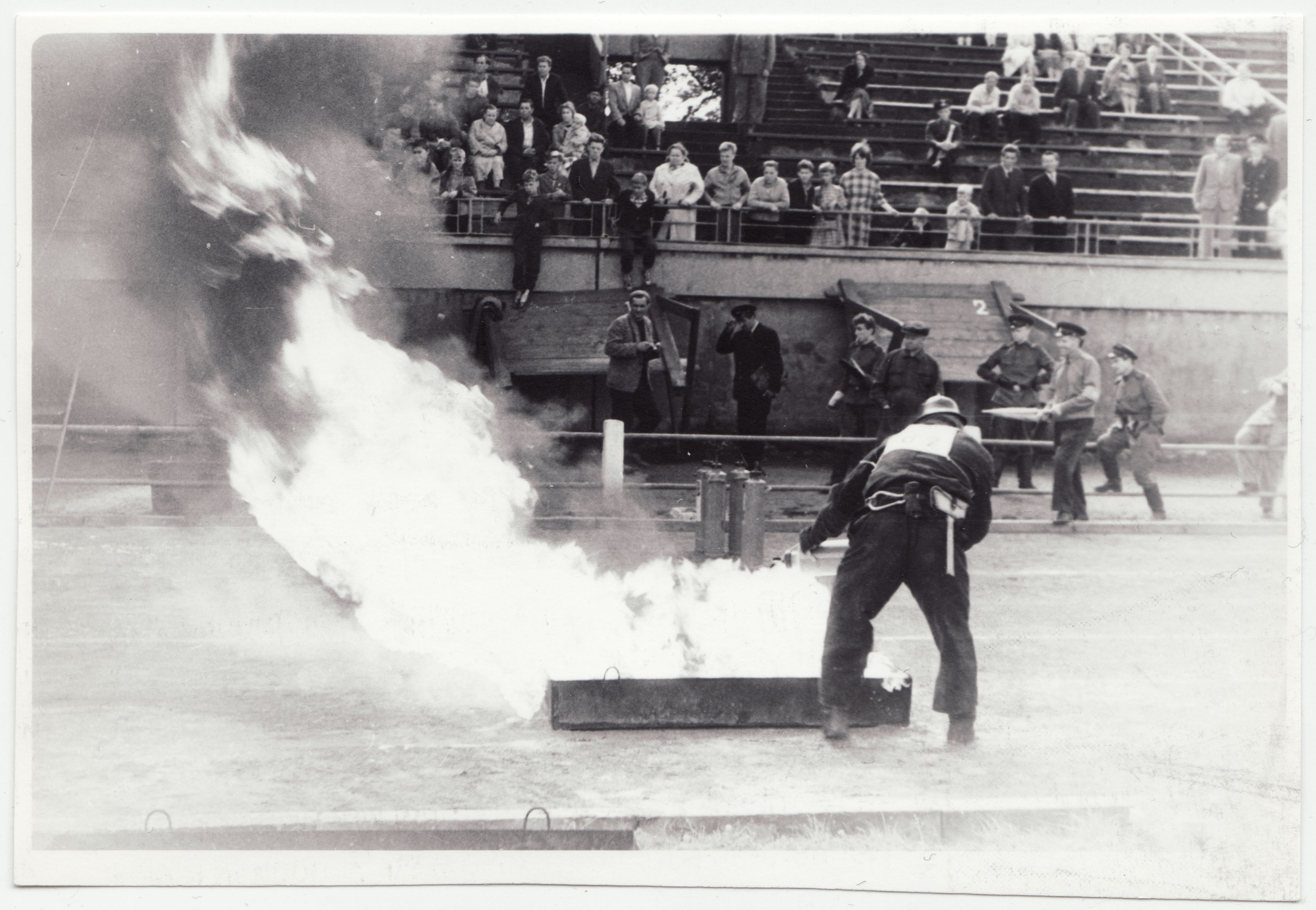 Balti liiduvabariikide II-tuletõrjevõistlused: 4X100m takistusteatejooks, põleva vedeliku kustutamine, 1962.a.