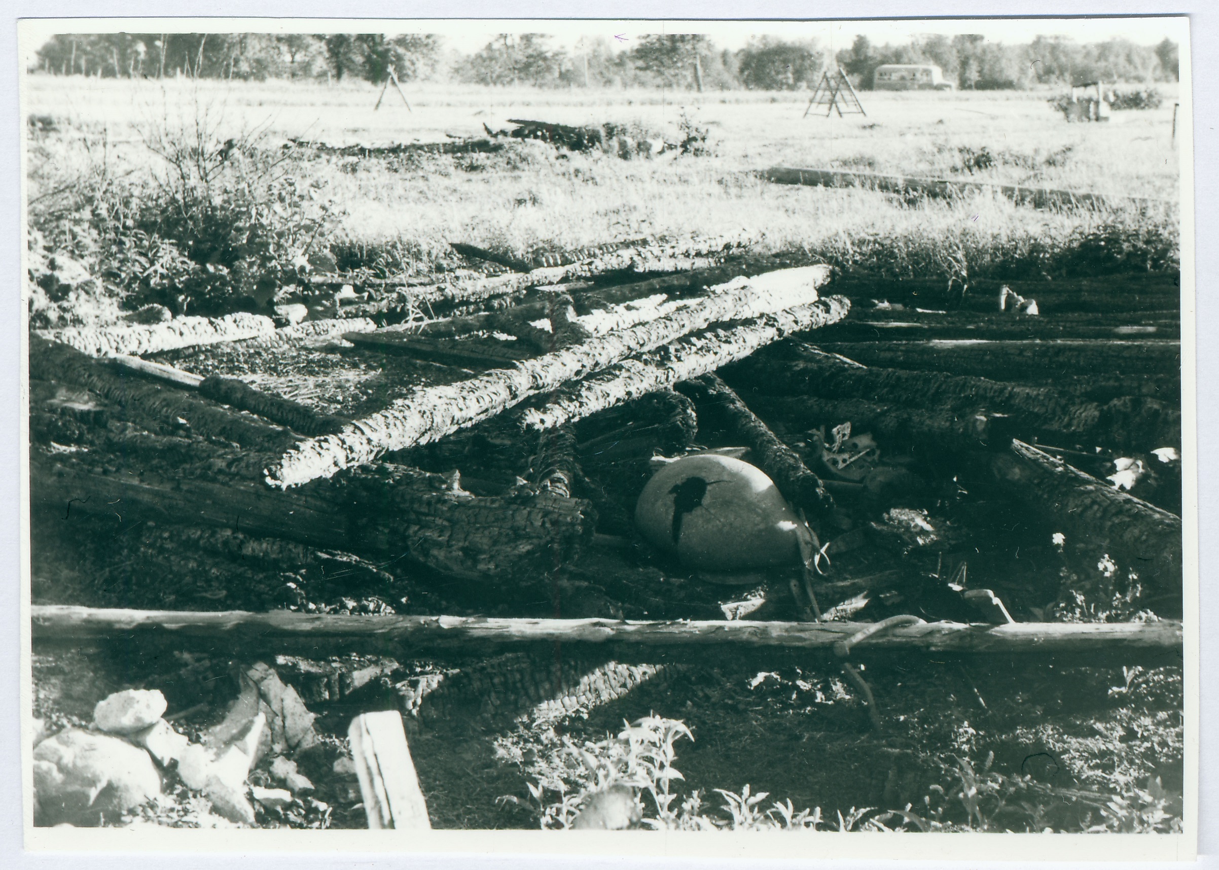 Tulekahju koht Randla külas 1959