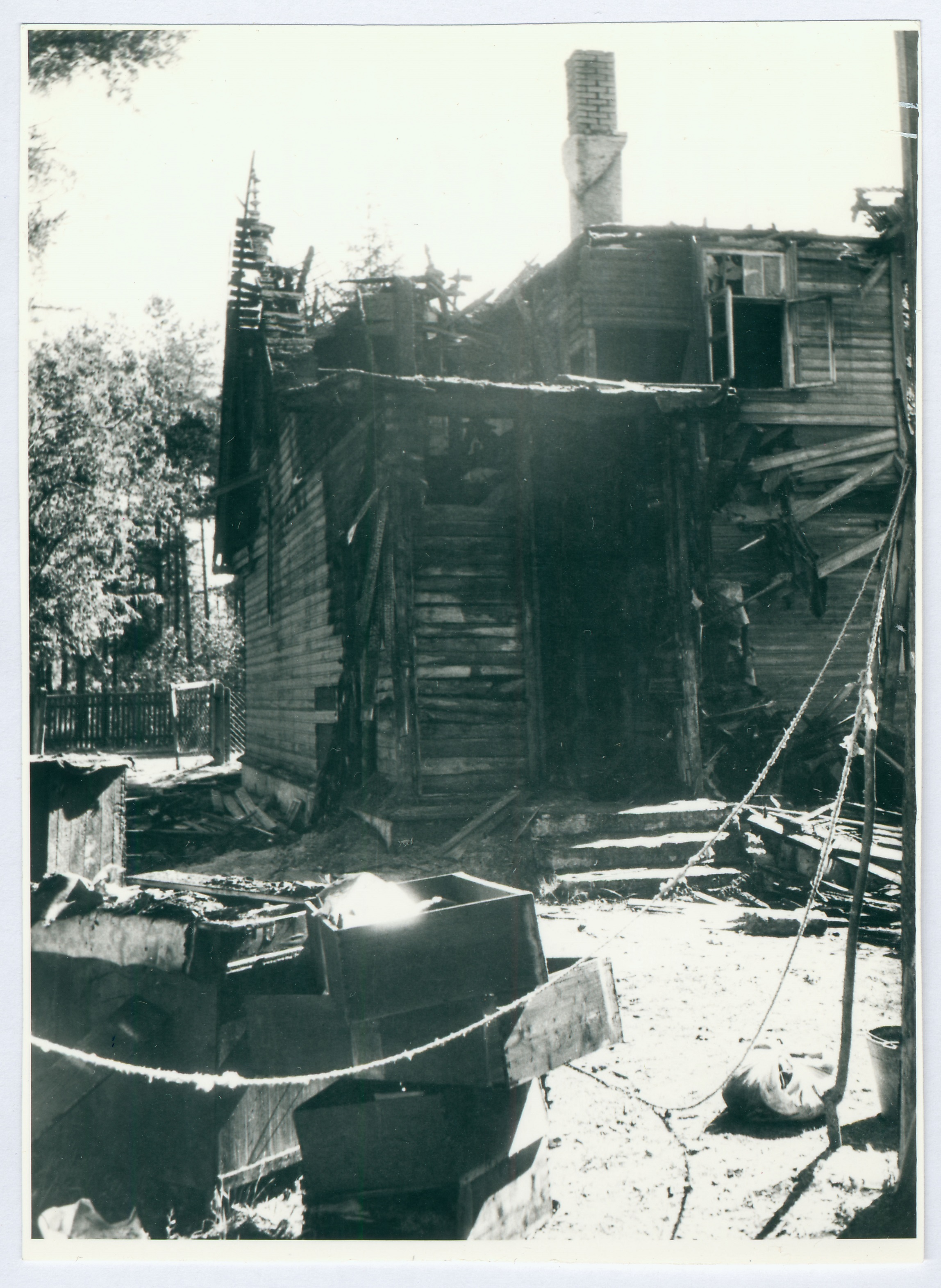 Elumaja pärast tulekahju Tallinnas