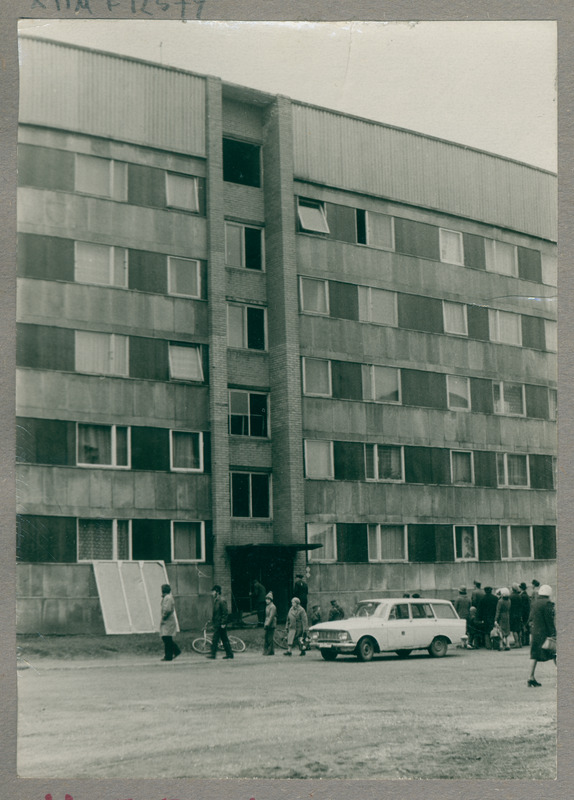 Tartus Tähe tn 1 hoone kirjakastide süütamisest tekkinud põlengu tagajärjed