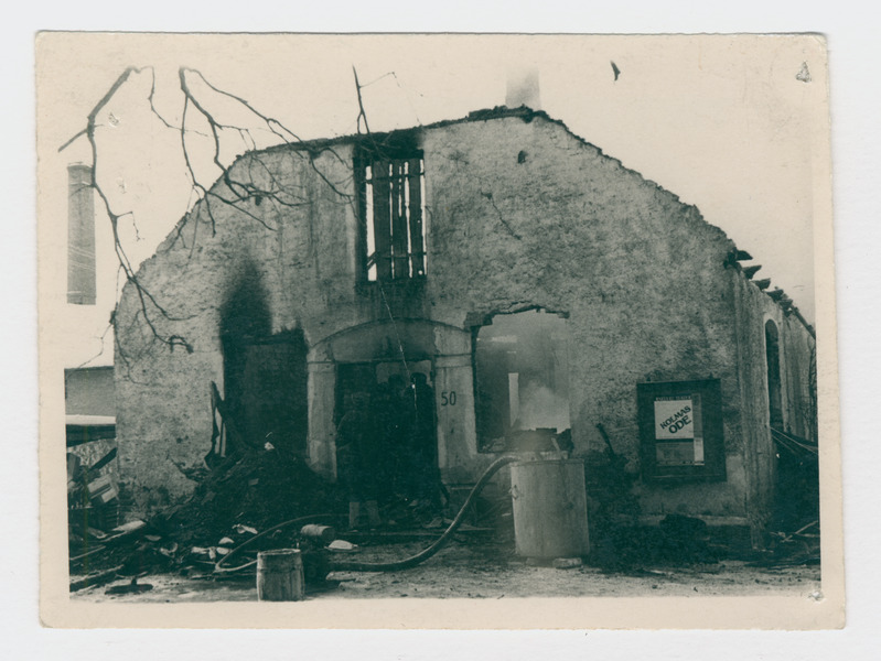 Tulekahju tagajärjel hävinud hoone