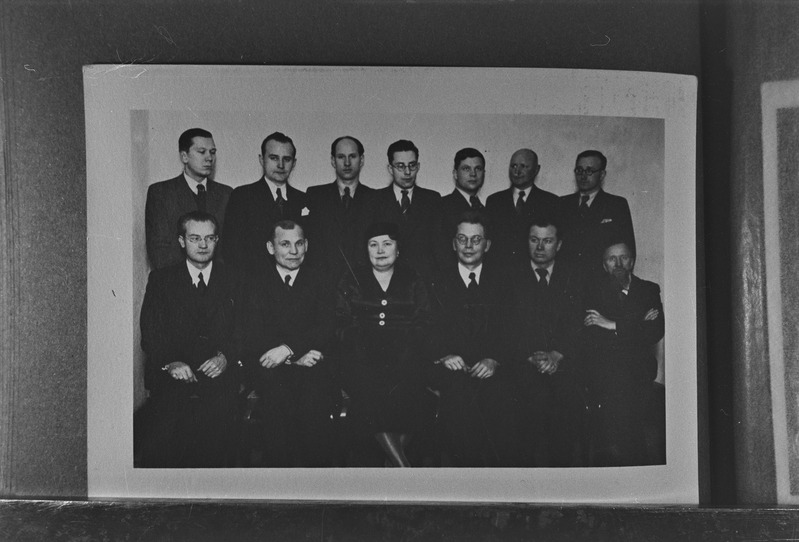 Koos leedu kirjanikega Kaunases 17. veebruaril 1938