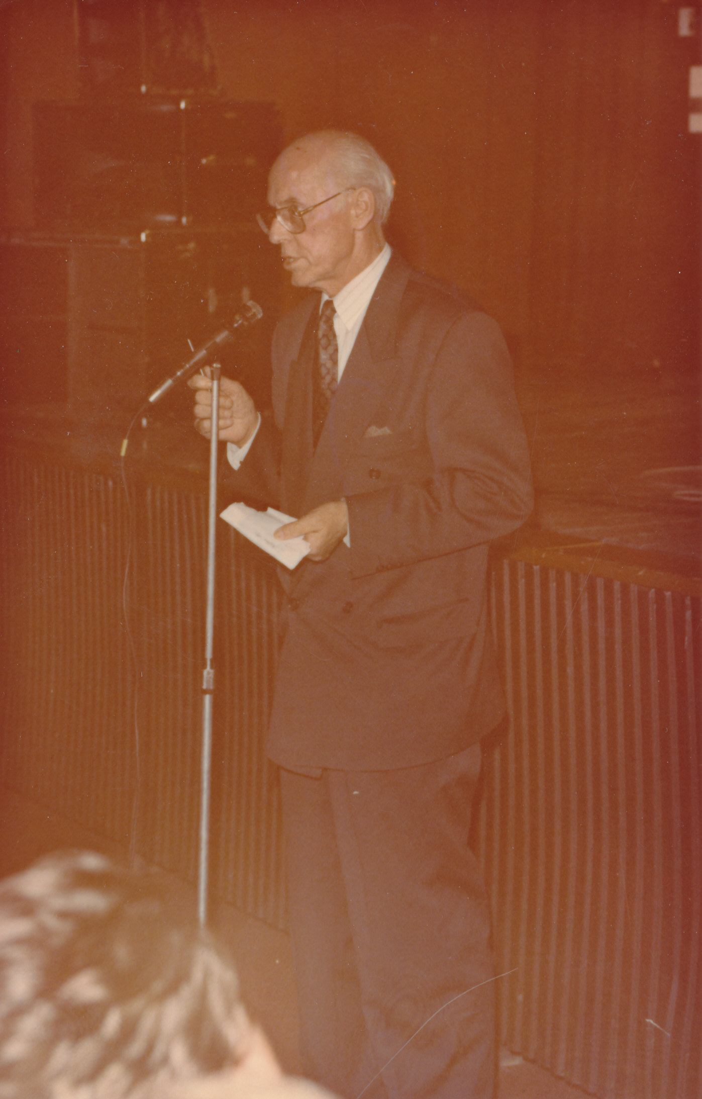 Foto. President Lennart Meri valimiskampaania 1992.a. Võru Kandles.