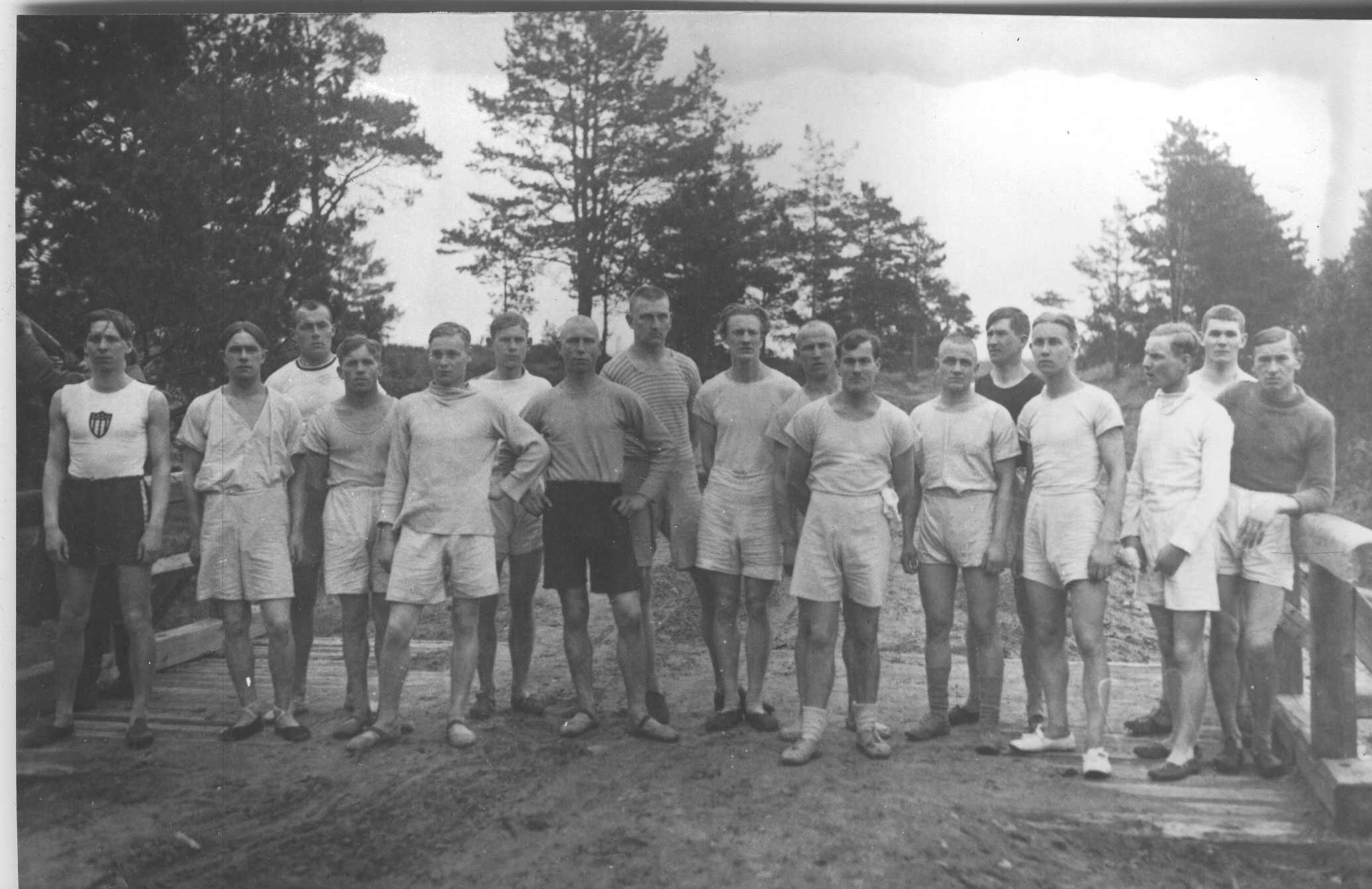 Foto. Eesti esivõistlused murdmaajooksus Mustajõel 1922.a.