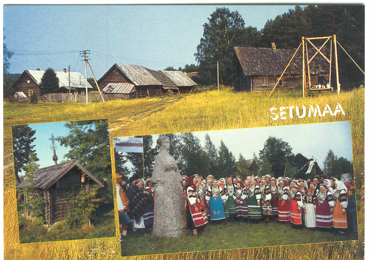 Fotopostkaart. Setumaa 1998.a.