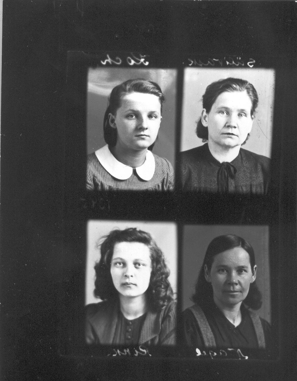 Foto. Portreefotod- Koch, Erika Siilivask, Rikk, Nagel(Tammistu)