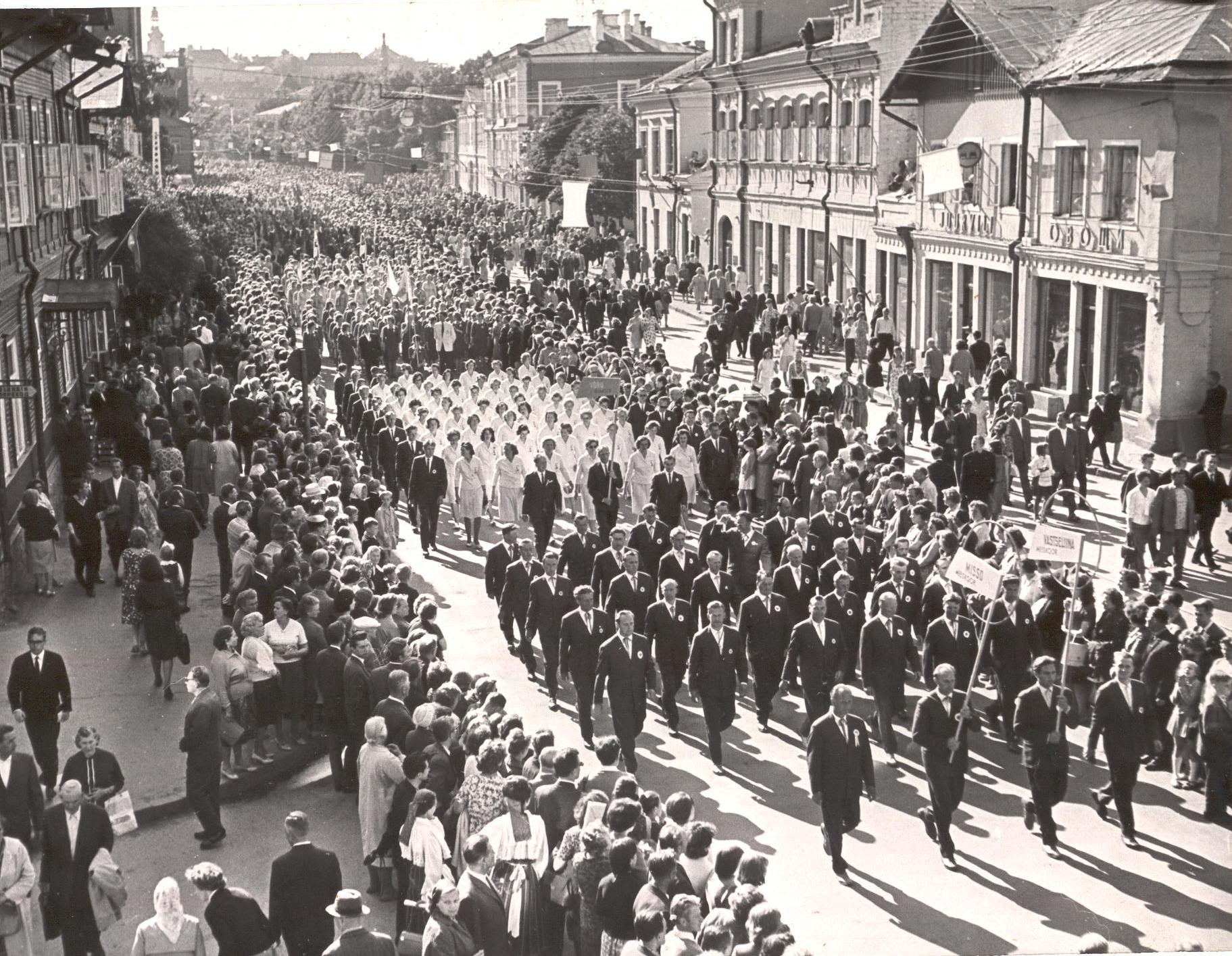 Foto. 1965.a. üldlaulupidu.